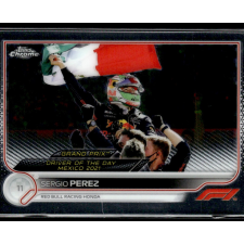 Topps 2022 Topps Chrome Formula 1 Racing #189 Sergio Perez gyűjthető kártya