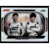 Topps 2022 Topps Chrome Formula 1 Racing Constructors Coalition #CC-AT Pierre Gasly/Yuki Tsunoda