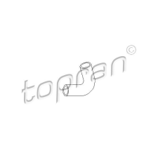 TOPRAN Cső, forgattyúsház szellőztetés TOPRAN 206 556 kormányvezérlő és kiegészítői