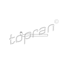 TOPRAN Hűtőcső TOPRAN 100 216 vízhűtő