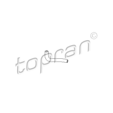 TOPRAN Hűtőcső TOPRAN 100 717 vízhűtő