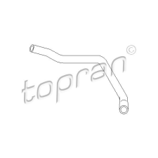 TOPRAN Hűtőcső TOPRAN 102 869 vízhűtő