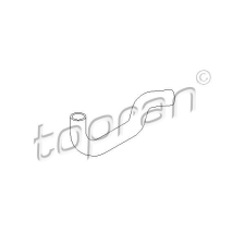 TOPRAN Hűtőcső TOPRAN 103 448 vízhűtő