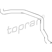 TOPRAN Hűtőcső TOPRAN 109 193 vízhűtő