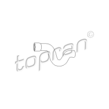 TOPRAN Hűtőcső TOPRAN 205 710 vízhűtő