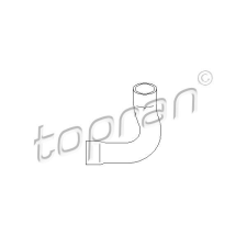 TOPRAN Hűtőcső TOPRAN 501 570 vízhűtő