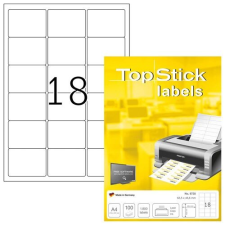 TopStick Etikett címke Topstick 63.5x46.6 mm szegéllyel 100 ív etikett