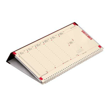 TOPTIMER Naptár, asztali, fekvő, TOPTIMER, jegyzetblokkos, fekete (NKC050FK) naptár, kalendárium