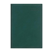 TOPTIMER Naptár, tervező, A4, heti, TOPTIMER Traditional, zöld (NKT010ZU) határidőnapló