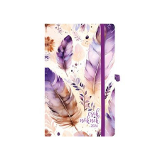 TOPTIMER Naptár, tervező, A5, heti, TOPTIMER, Csak Nőknek, lila toll (NKJ018OU) határidőnapló