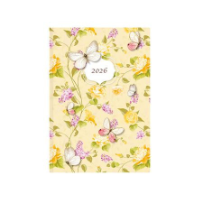 TOPTIMER Naptár, tervező, A5, heti, TOPTIMER Joy, pillangó (NKJ015PU) határidőnapló