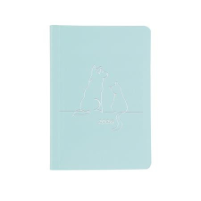 TOPTIMER Naptár, tervező, A5, heti, TOPTIMER Pastel, kék (NKP015KU) határidőnapló