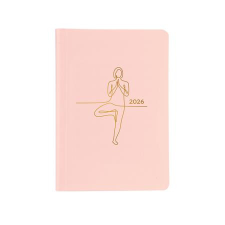 TOPTIMER Naptár, tervező, A5, heti, TOPTIMER Pastel, rózsaszín (NKP015RU) határidőnapló