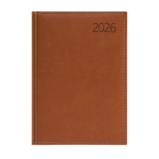 TOPTIMER Naptár, tervező, A5, napi, műbőr, TOPTIMER, Business, barna (NKB021BU) határidőnapló