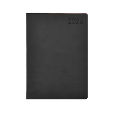 TOPTIMER Naptár, tervező, A5, napi, TOPTIMER Madeira, fekete-bordó (NKM021FBU) határidőnapló