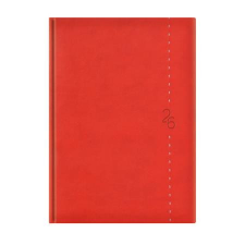 TOPTIMER Naptár, tervező, B5, heti, TOPTIMER Linea, piros (NKL011PU) határidőnapló