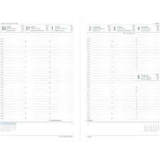 TOPTIMER Naptár, tervező, B5, heti, TOPTIMER &quot;Linea&quot;, kék naptár, kalendárium