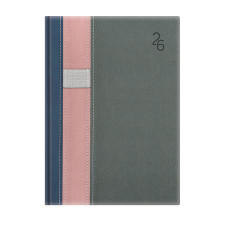 TOPTIMER Naptár, tervező, B5, heti, TOPTIMER Vario, kék-rózsaszín-szürke (NKV011KRSZU) határidőnapló