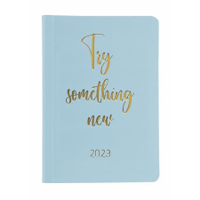 TOPTIMER Naptár, tervező, B6, heti, TOPTIMER &quot;Pastel&quot;, kék határidőnapló