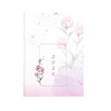 TOPTIMER Naptár, tervező, B6, napi, TOPTIMER, Joy, pünkösdi rózsa (NKJ022PRU) határidőnapló