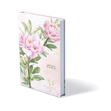 TOPTIMER Naptár, tervező, B6, napi, TOPTIMER, "Joy" pünkösdi rózsa határidőnapló