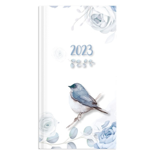 TOPTIMER Zsebnaptár toptimer joy j035 heti álló fehér lapos kékmadár 3d 2023. naptár, kalendárium