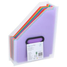 Topwrite harmonikás színes rekeszes PP iratpapucs (871125255714) irattartó