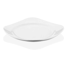 Törhetetlen tányér, hófehér, porcelánhatású, 2 db/szett tányér és evőeszköz