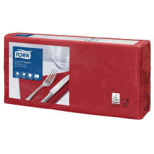 Tork Advanced Lunch szalvéta - bordó (477213) asztalterítő és szalvéta