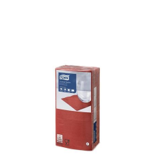 Tork Advanced szalvéta 1/4 hajtogatott 2 rétegű 24x24cm piros  (477826) (T477826) higiéniai papíráru