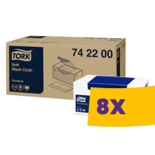 Tork Soft eldobható mosdatókendő 135db-os - 742200 (Karton - 8 csg) higiéniai papíráru