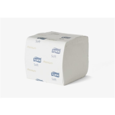 Tork Toalettpapír, hajtogatott, T3 rendszer, 2 rétegű, Premium, TORK Folded , fehér higiéniai papíráru