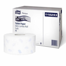 Tork Toalettpapír Tork Soft Mini Jumbo Premium T2 19 cm 2 rétegű higiéniai papíráru