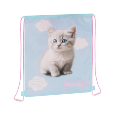  Tornazsák cicás mintával – STARPak Pawsitive, kék-rózsaszín 550816 tornazsák