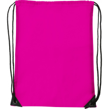 Tornazsák, poliészter, pink tornazsák