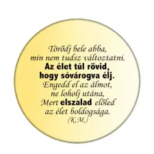 Törődj bele abba... kitűző kitűző
