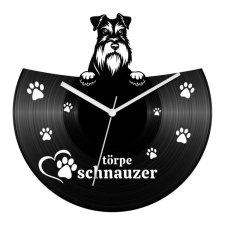  Törpe schnauzer bakelit óra falióra