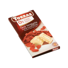 Torras Diet Torras táblás fehércsokoládé-goji - 75g csokoládé és édesség