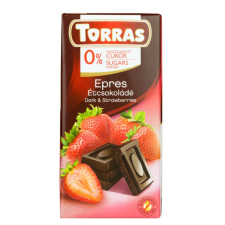 Torras Epres étcsokoládé hozzáadott cukor nélkül 75 g csokoládé és édesség