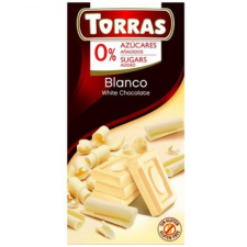 Torras Fehércsokoládé hozzáadott cukor nélkül (gluténmentes) 75 g csokoládé és édesség