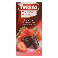 TORRAS GLUTÉNMENTES ÉTCSOKOLÁDÉ EPER CUKOR NÉLKÜL 75 G gluténmentes termék