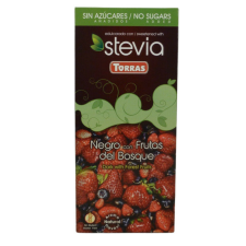 Torras gluténmentes étcsokoládé erdei gyümölcs steviával 125 g csokoládé és édesség