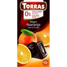  TORRAS GLUTÉNMENTES ÉTCSOKOLÁDÉ NARANCS CUKOR NÉLKÜL 75 G gluténmentes termék