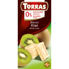 Torras gluténmentes kiwis fehércsokoládé hozzáadott cukor né 75 g csokoládé és édesség