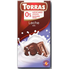  Torras  Gluténmentes Tejcsokoládé Édesítőszerrel 75g csokoládé és édesség