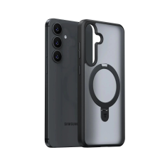 Torras Guardian Ostand védőtok kitámasztóval Samsung Galaxy S25 Plus fekete tok és táska