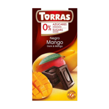 Torras Mangós hozzáadott cukormentes étcsokoládé 75g diabetikus termék