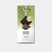 Torras Stevia étcsokoládé édesítőszerrel 100g diabetikus termék