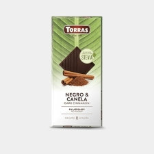Torras Stevia fahéjas étcsokoládé édesítőszerrel 125g diabetikus termék