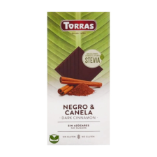 Torras Stevia Fahéjas étcsokoládé hozzáadott cukor nélkül, édesítőszerrel 125g diabetikus termék